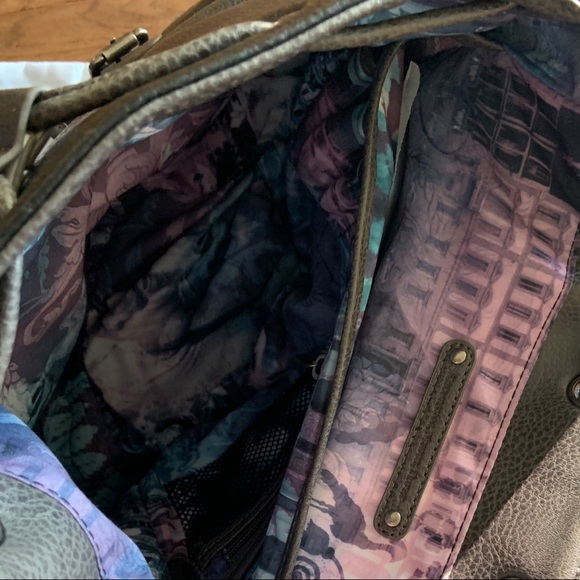 Robert Graham black and grey leather backpack - Picture 4 of 7